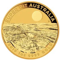 1 Unze Goldmünze Australien 2019 - Goldmine Super Pit