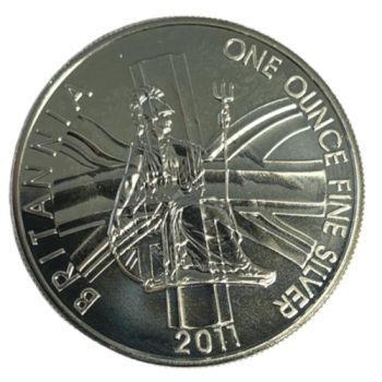 1 Unze Silbermünze Großbritannien 2011 - Britannia